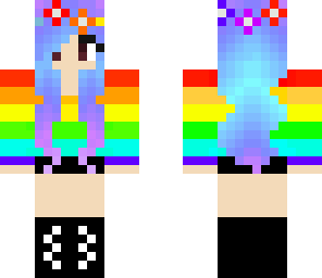rainbow girl
