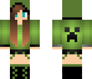 creeper hoodie girl