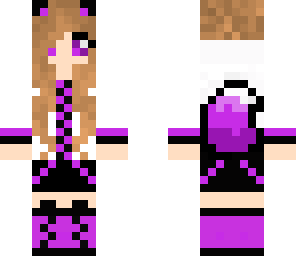 cute purple wolf girl