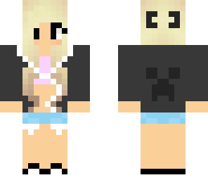 girl with creeper