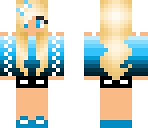 blue girl