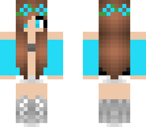 blue girl