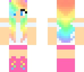 rainbow girl