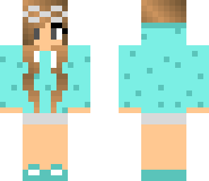 update to cute blue girl with glasses
