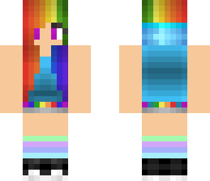 edited rainbow dash skin