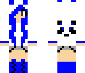 dark blue panda