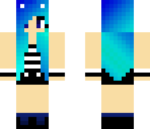 blue pirate girl