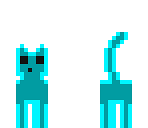 blue slime cat