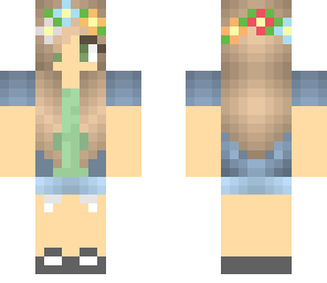 flower crown girl