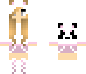 pink panda girl