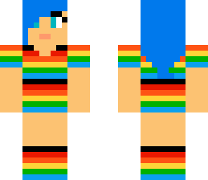 rainbow girl