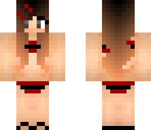 red bikini girl