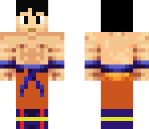 son goku goku with no shirt