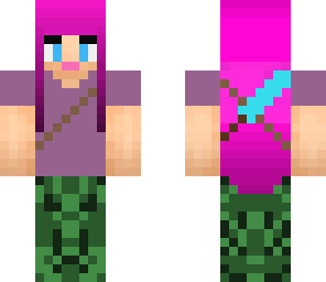 army girl with a sword