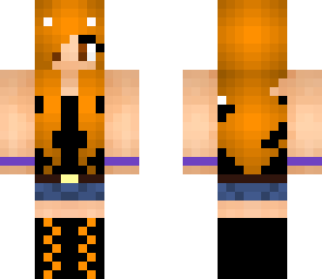 orange kitty girl