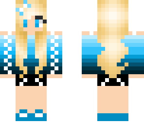 blue girl