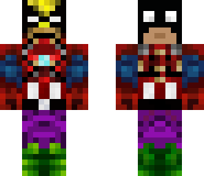 official hybrid superheroes skin