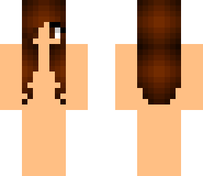 girl brown hair template