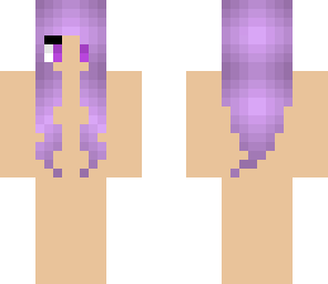 purple haired girl base