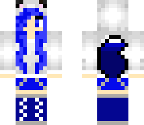 blue wolf skin