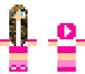 pink female youtuber 