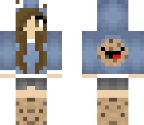 derpy cookie monster girl