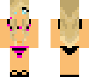 pink bathing suite