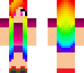 rainbow hair