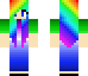 rainbow girl