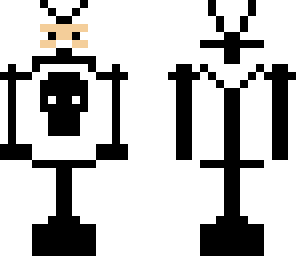 white skull ninja
