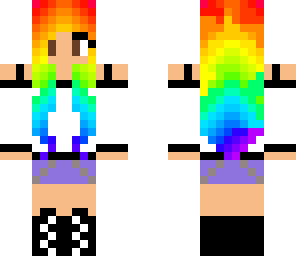 rainbow girl