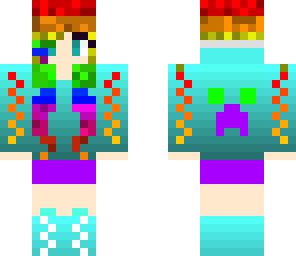rainbow girl
