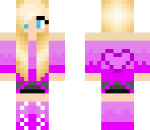 cute purple girl