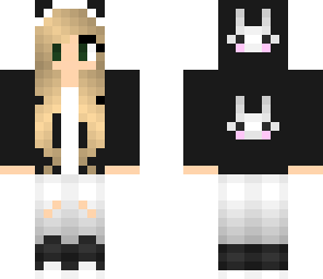 bunny hoodie girl