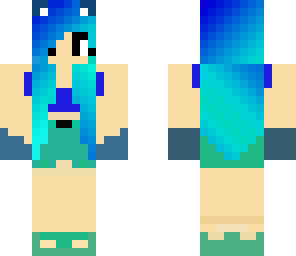 blue girl