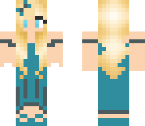 blue summer dress