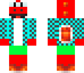 checkered red yoshi 