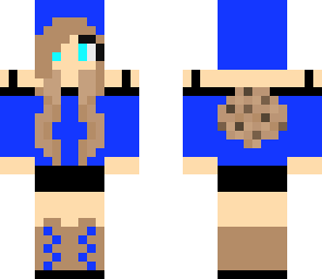 blue cookie girl