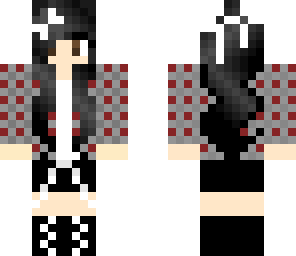 black hair girl modded