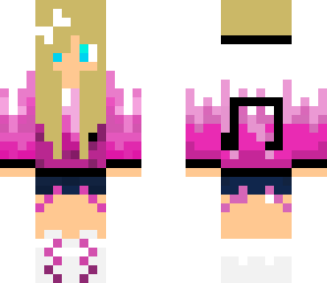 pink music girl