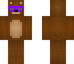 bear with purple sunglasses