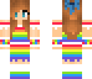 cute rainbow girl