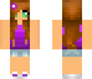 purple summer girl -edited-