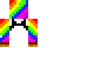 swagsterr rainbow head and arms