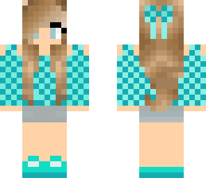 cute blue girl