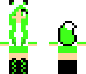 green fox girl