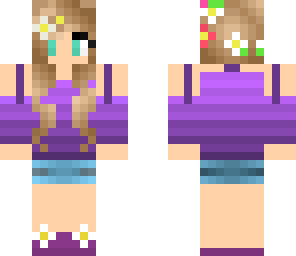 flower summer girl