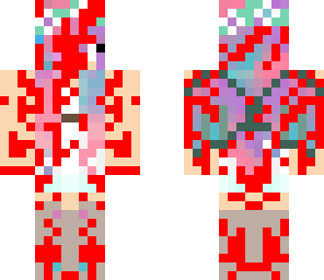 bloddy tie die angle flower girl