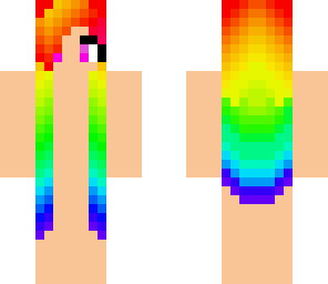 rainbow hair base