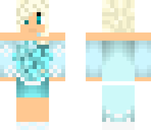 heres my elsa from frozenskin